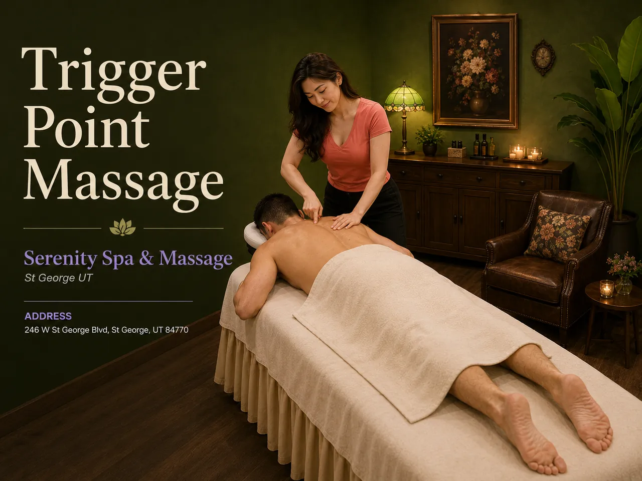 Trigger Point Massage in St George, UT at Serenity Spa & Massage