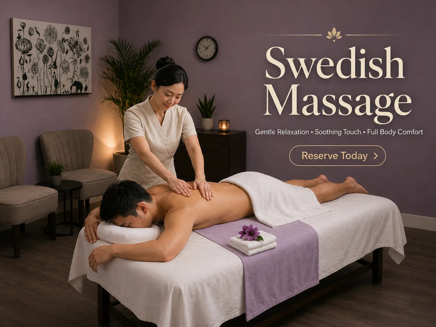 Massage staff