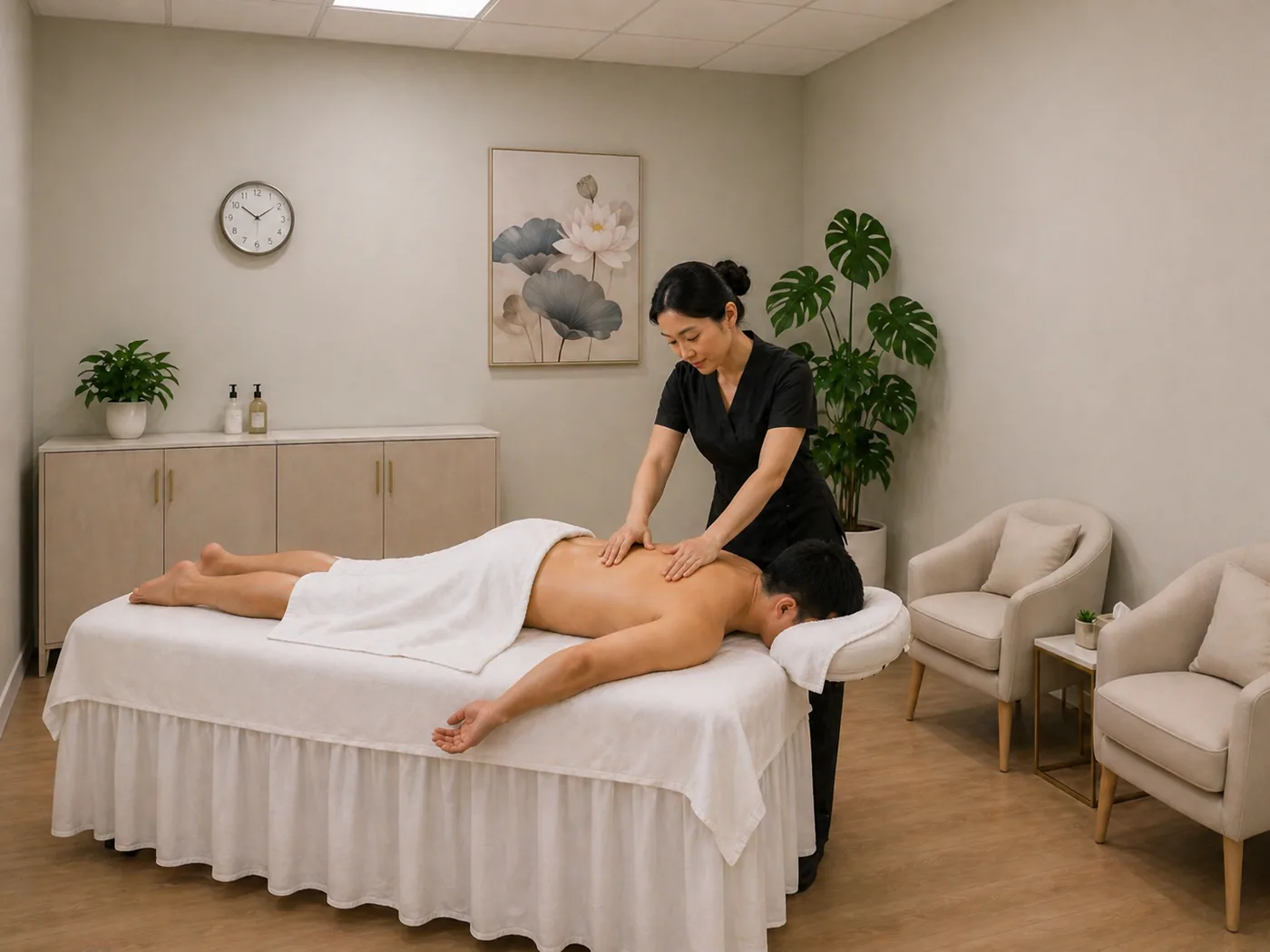 Serenity Spa & Massage back massage