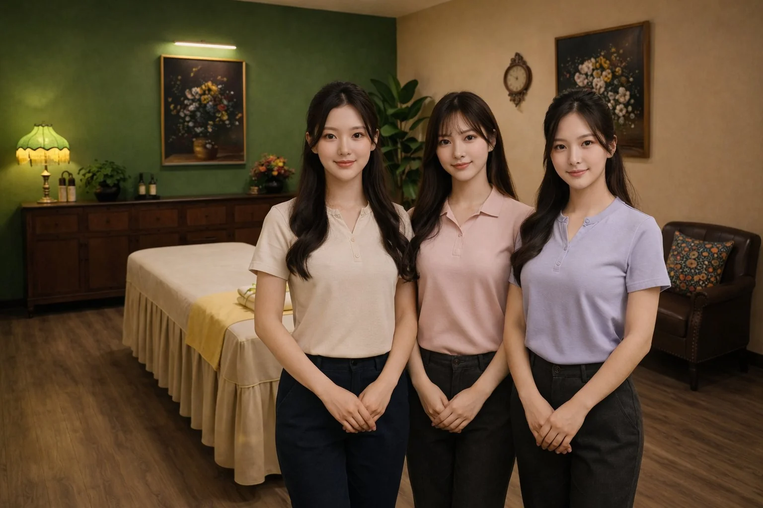 Serenity Spa & Massage St George — friendly massage therapist team in private treatment room